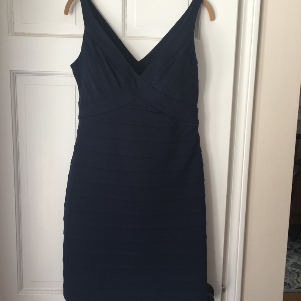 Ali Ro navy Bandage Dress